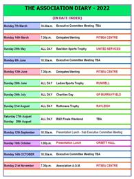 2022 Diary